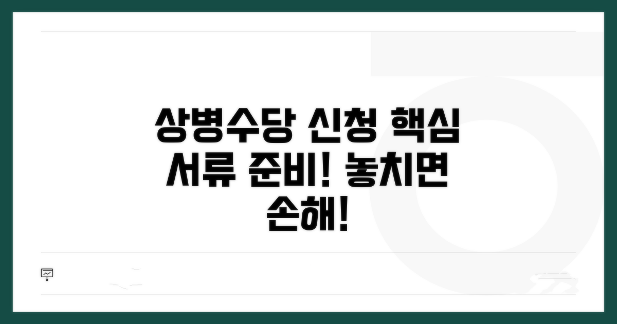 상병수당 신청 서류 안내
