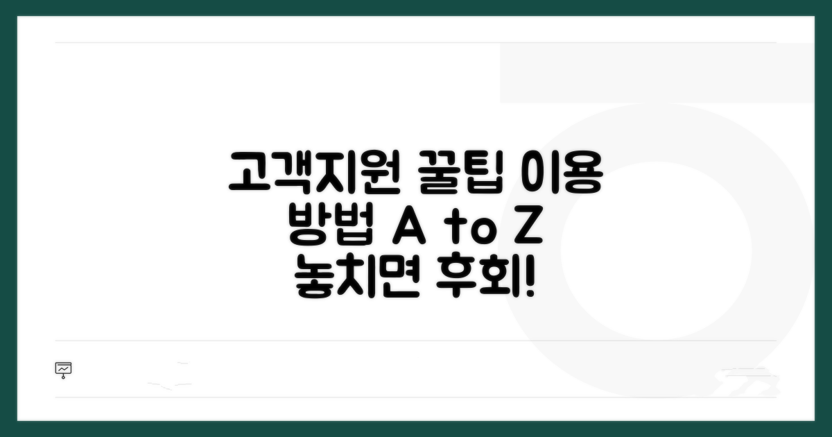 고객지원 서비스 이용 꿀팁