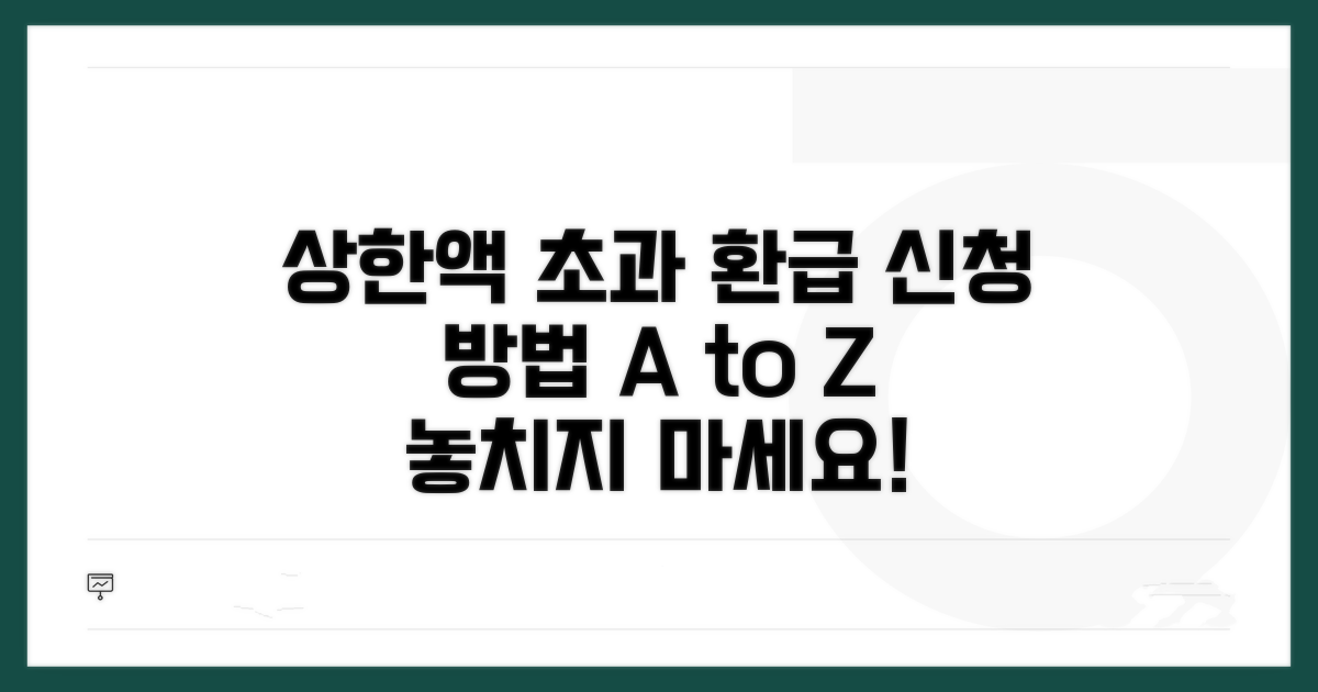 상한액 초과 환급, 이렇게 신청하세요