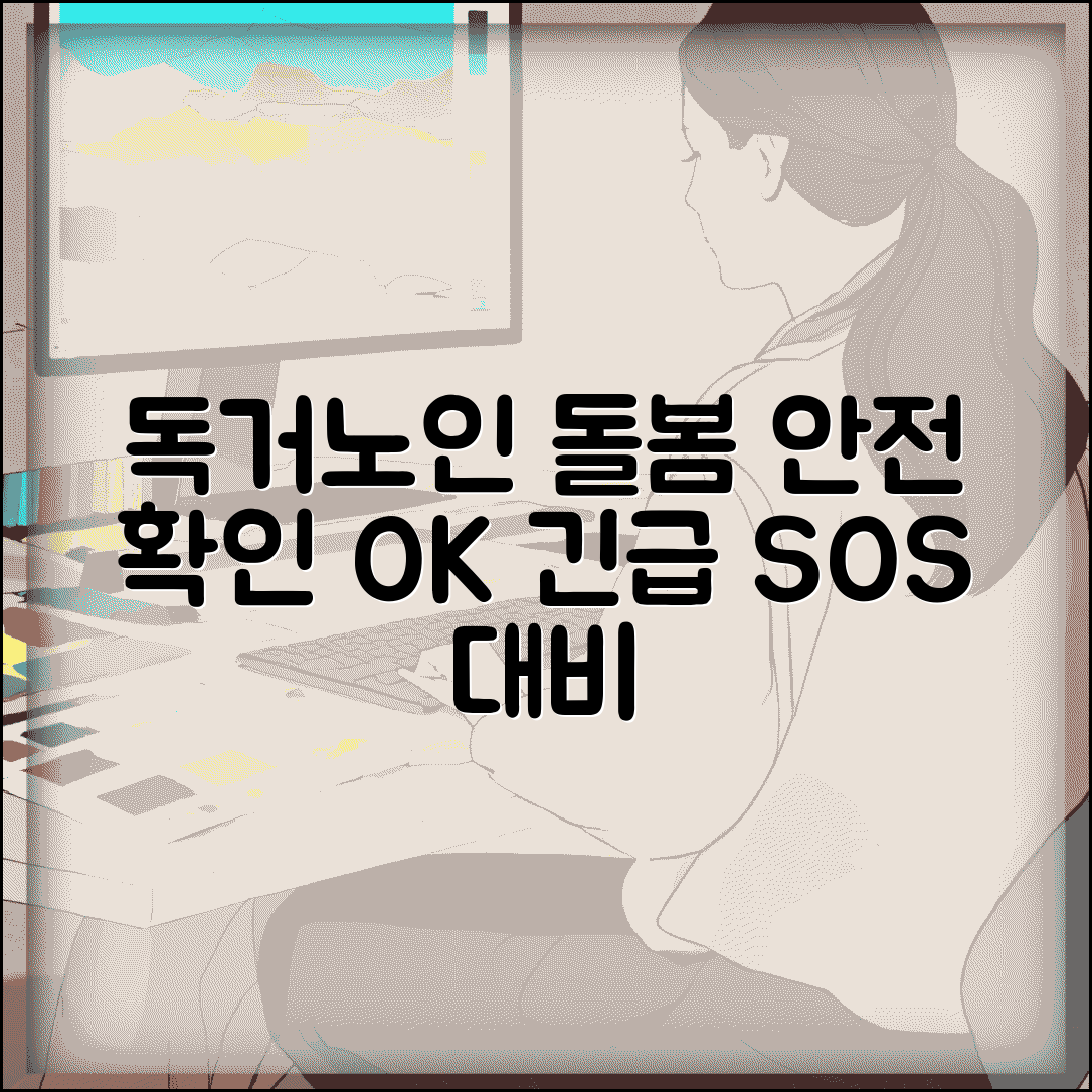 독거노인 돌봄서비스 안전 확인 | 혼자 사는 어르신 안부 확인과 응급 상황 대응 서비스