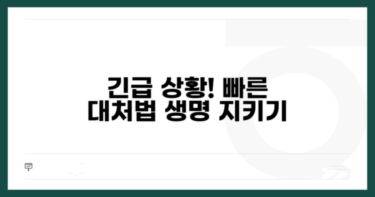 응급 상황 시 대응 절차와 방법