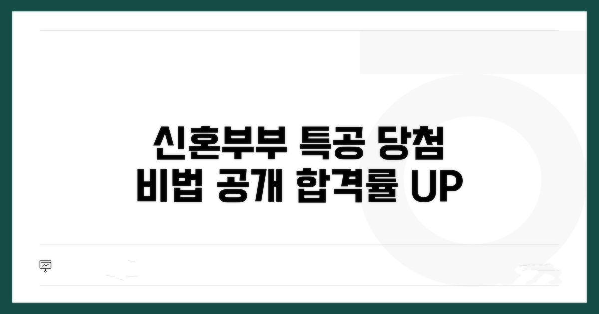 신혼부부 특공 당첨 핵심 분석