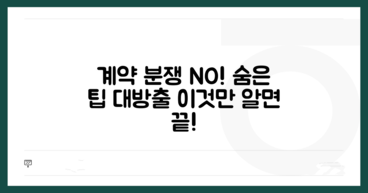 분쟁 막는 계약 팁과 노하우
