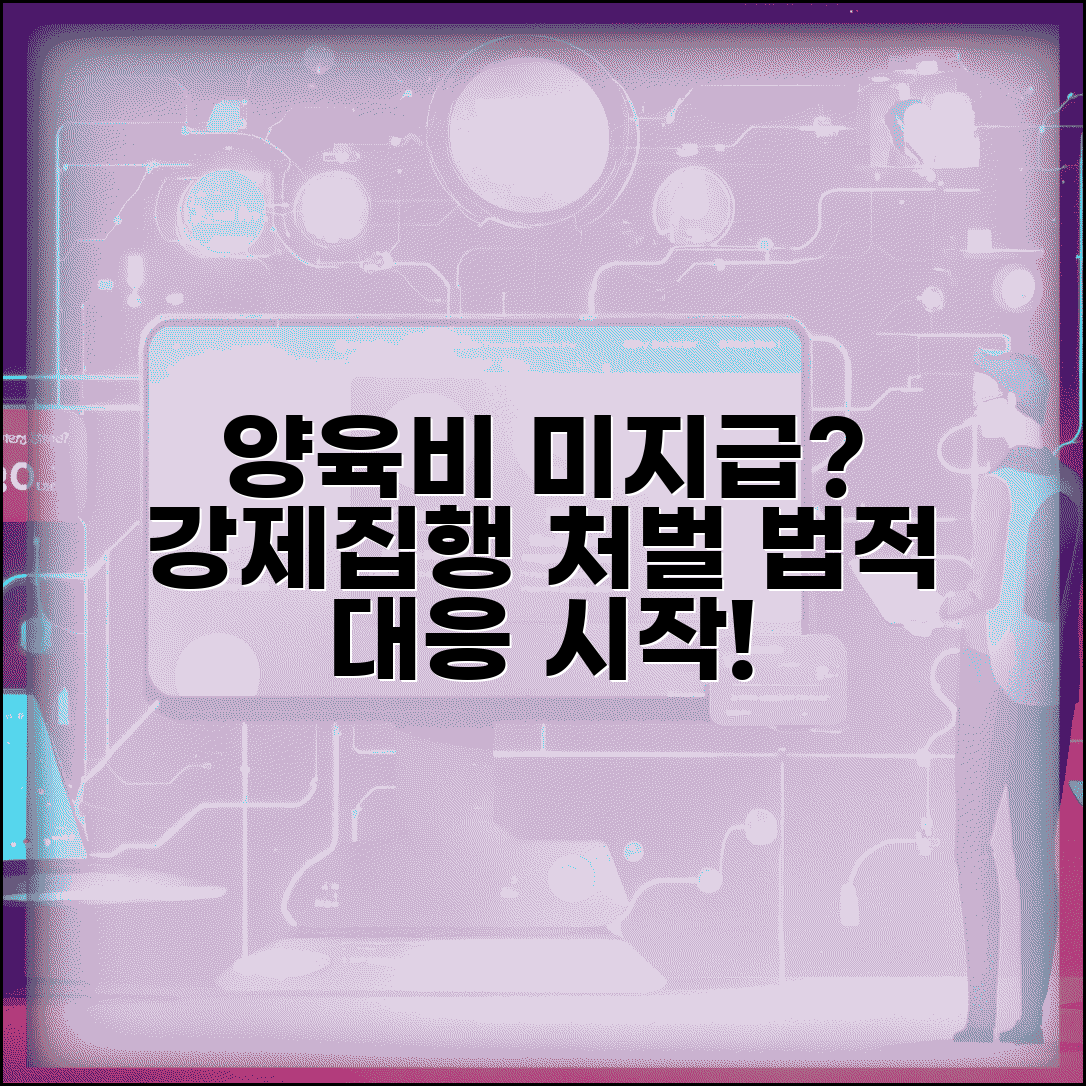 양육비 미지급 법적 대응 | 양육비 안주는 상대방에 대한 강제집행과 처벌 방법