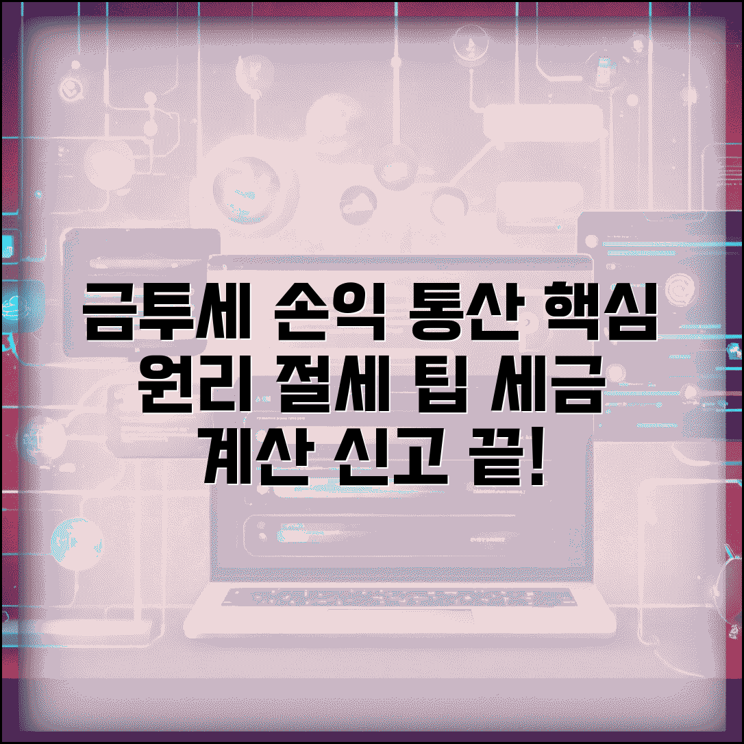 금융투자소득세 손익통산 | 금투세 손익통산 원리 | 적용 범위 | 계산방법 | 절세 전략 | 신고 방법