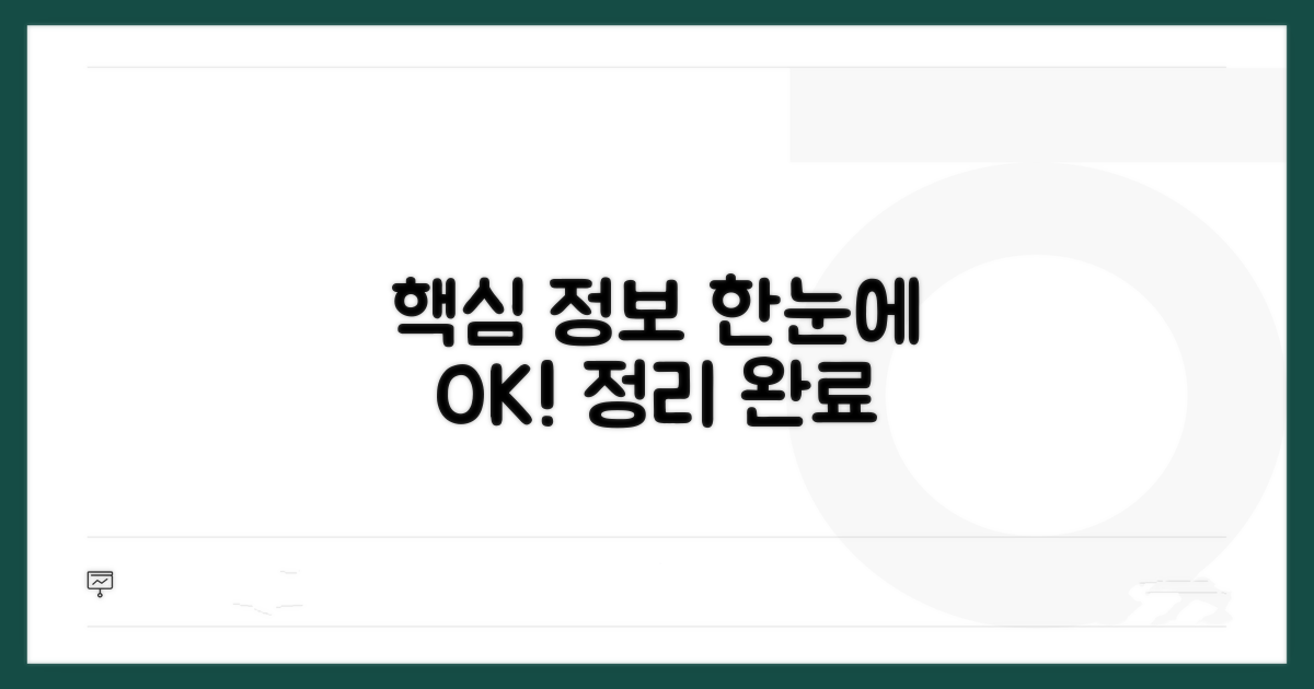 필수 정보, 한눈에 정리했어요