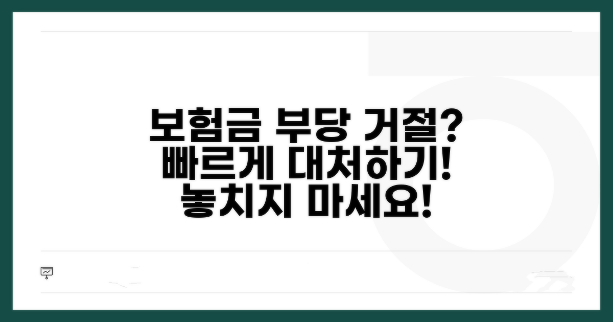 보험금 부당 거절, 이렇게 대처하세요