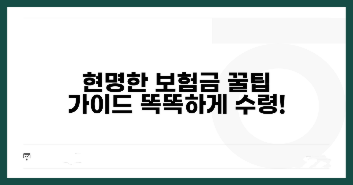 현명한 보험금 수령 전략 가이드