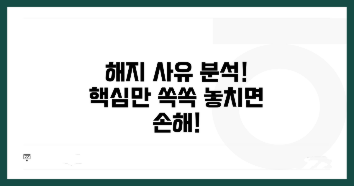 핵심 해지 사유 분석