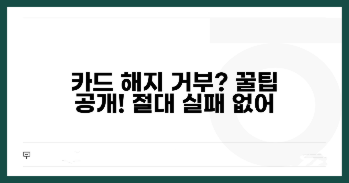 카드사 해지 거부 노하우