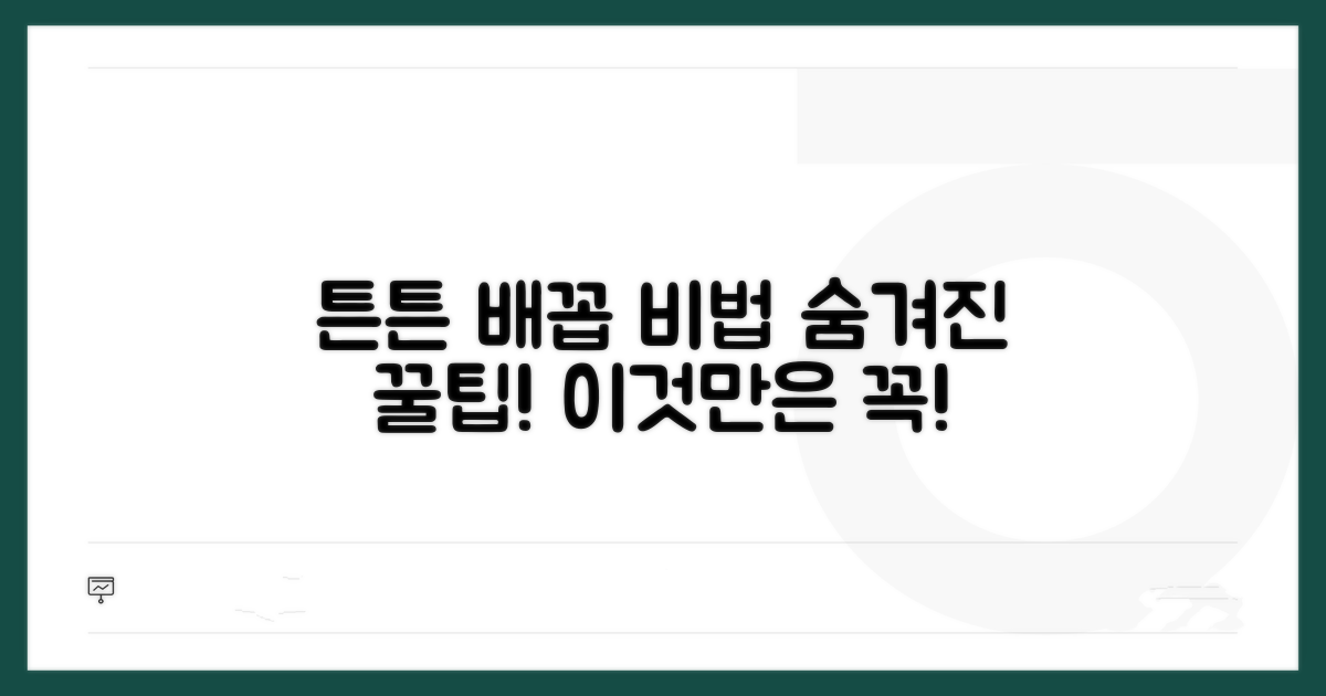 튼튼한 배꼽을 위한 추가 꿀팁
