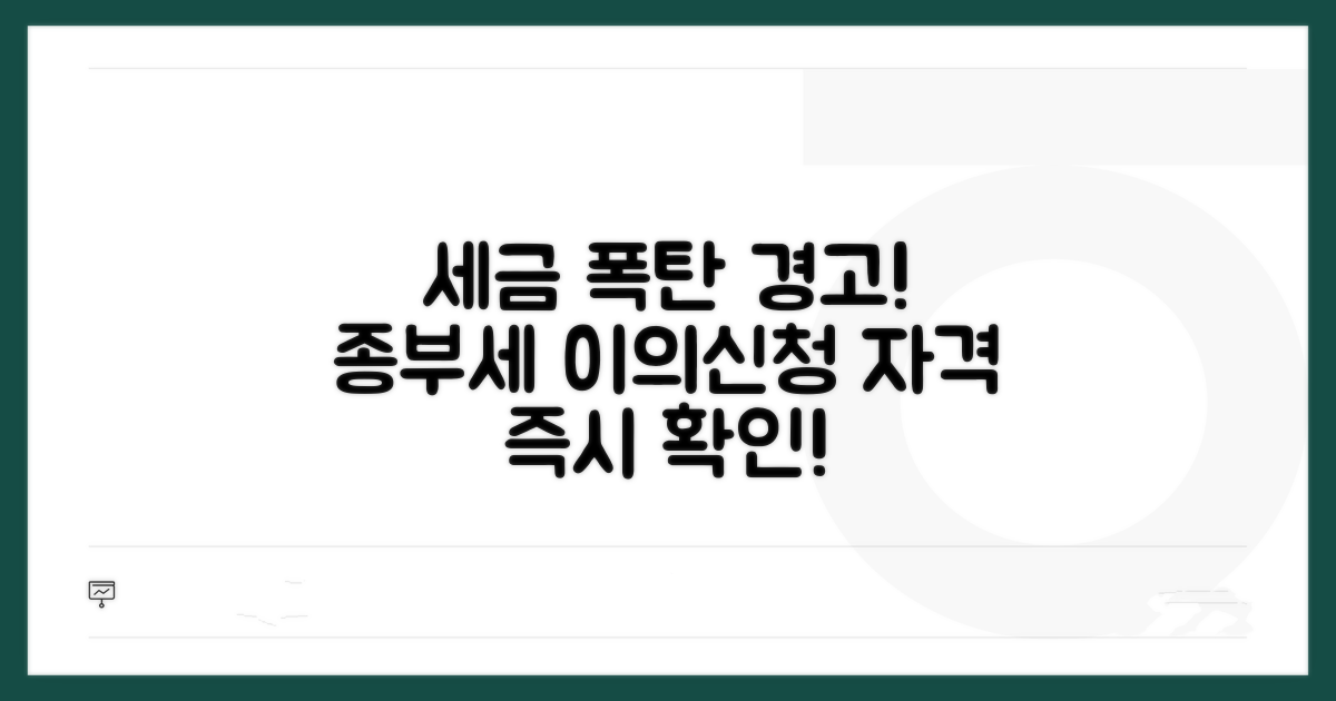 세금 폭탄? 종부세 이의신청 자격 확인