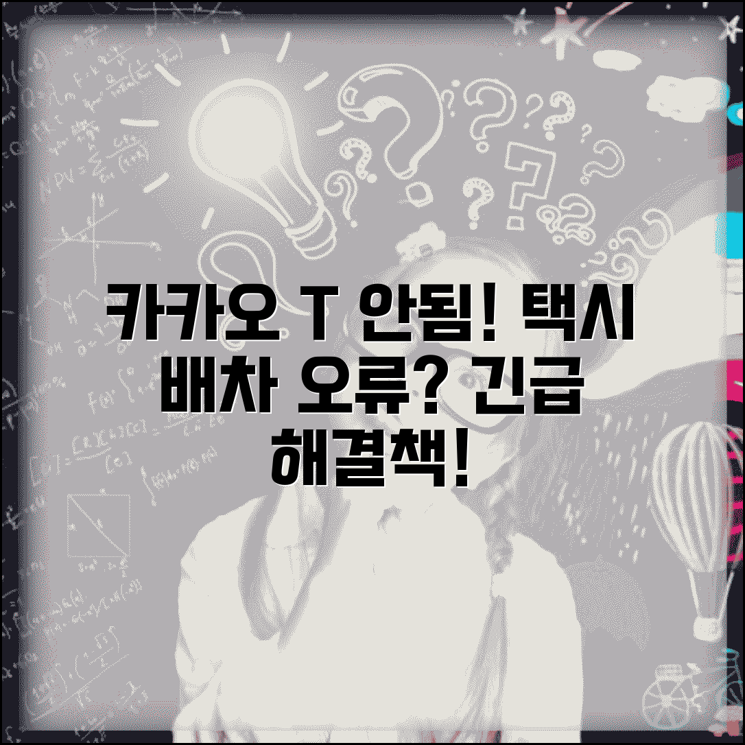 카카오 T 호출 안됨 | 카카오택시 배차 오류