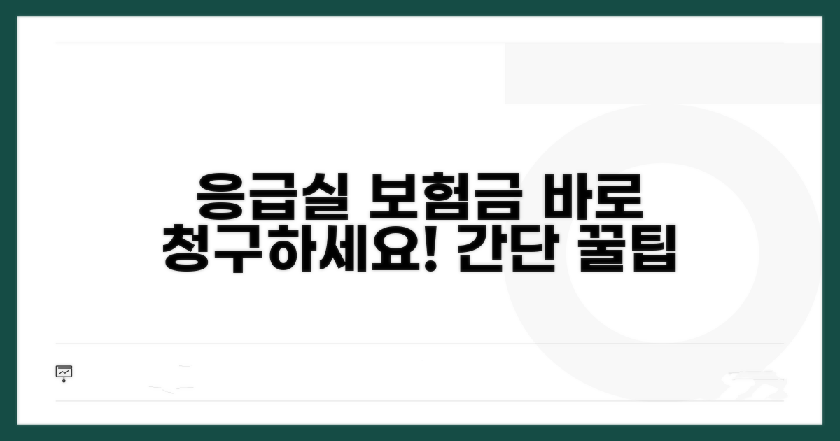 응급실 이용 시 보험금 청구 방법