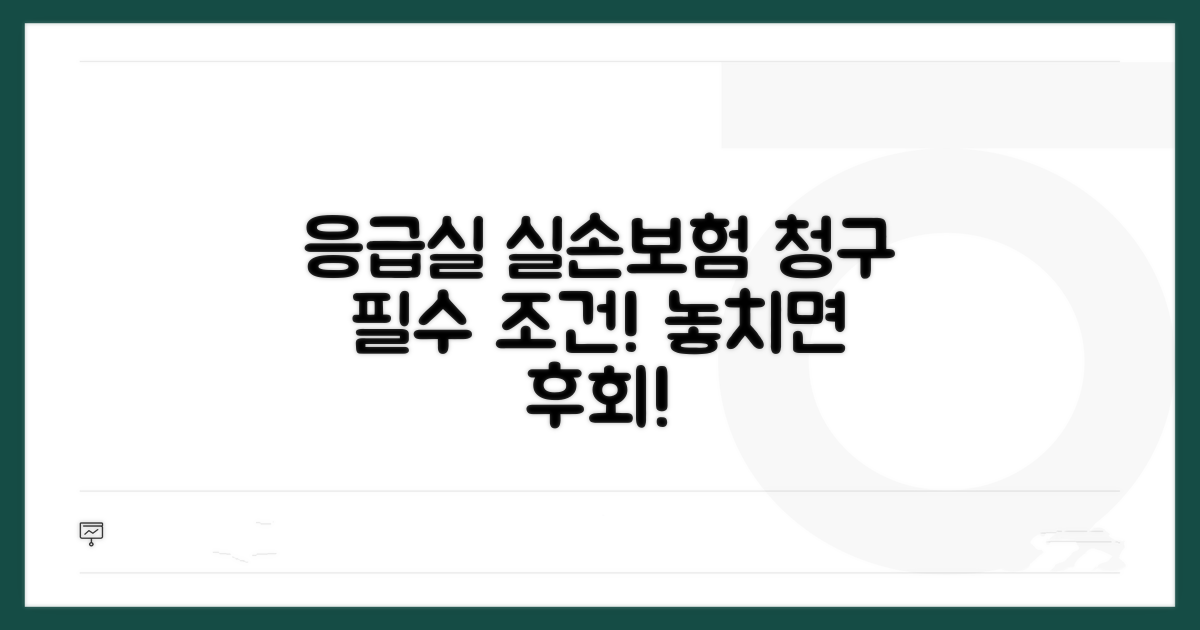 응급실 진료 실손보험 청구 요건
