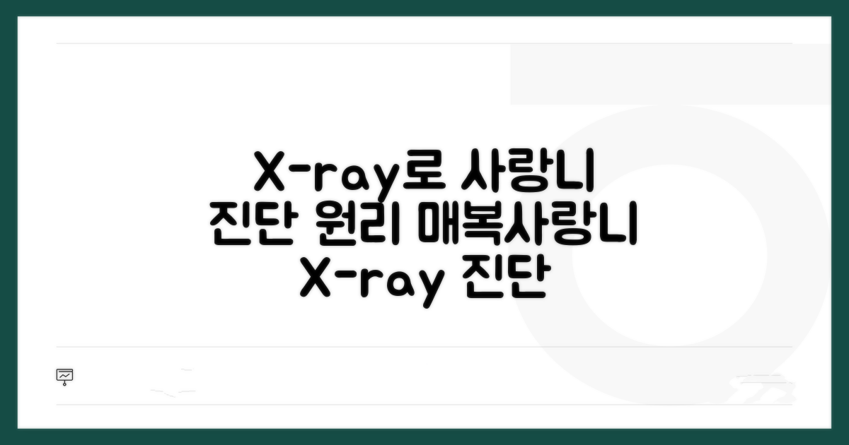 X-ray로 매복사랑니 진단하는 원리