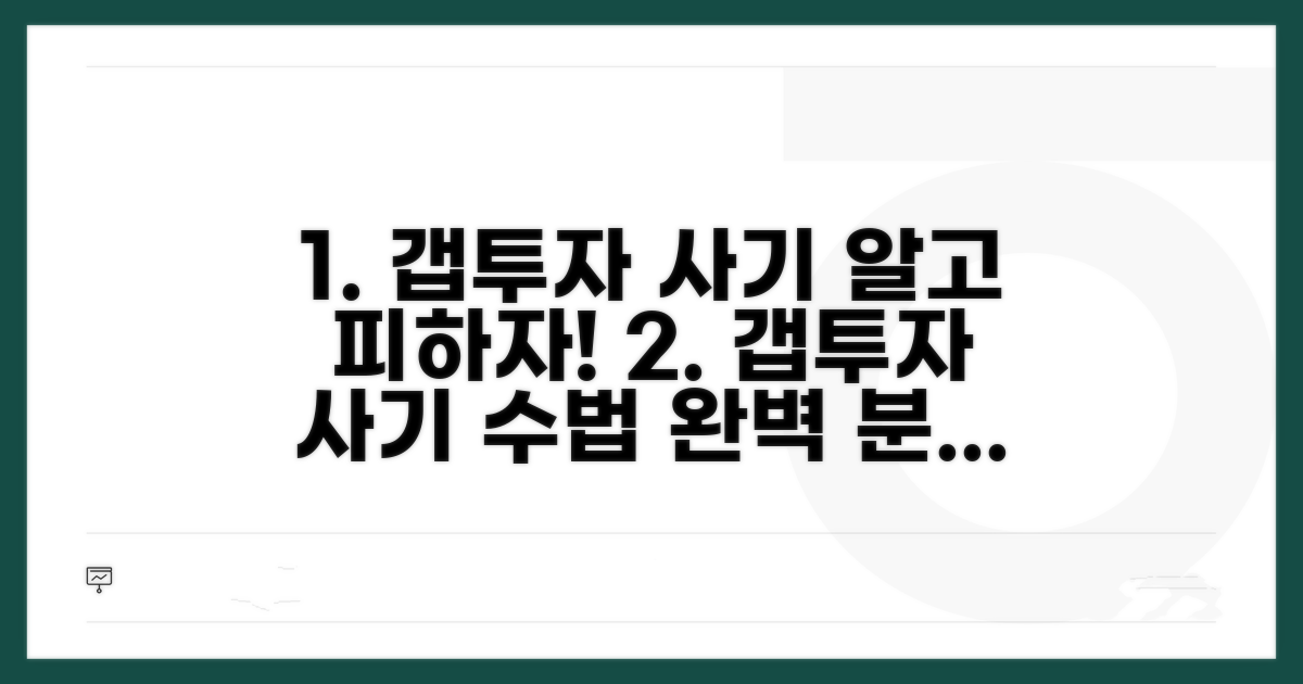 갭투자 사기 수법 완벽 분석