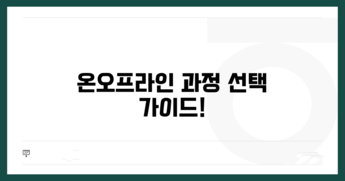 온라인 vs 오프라인, 과정 선택 가이드