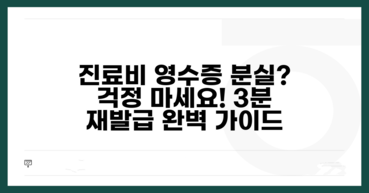 분실한 진료비 영수증, 다시 받는 방법