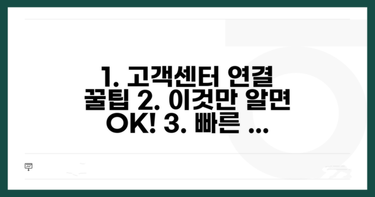 고객센터 연결 꿀팁 모음