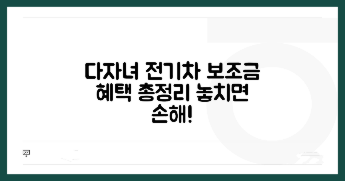 다자녀 전기차 보조금 혜택 총정리