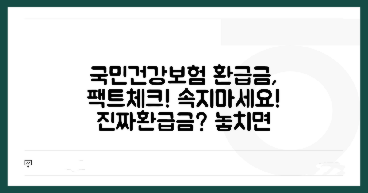 국민건강보험 환급금, 진짜일까?