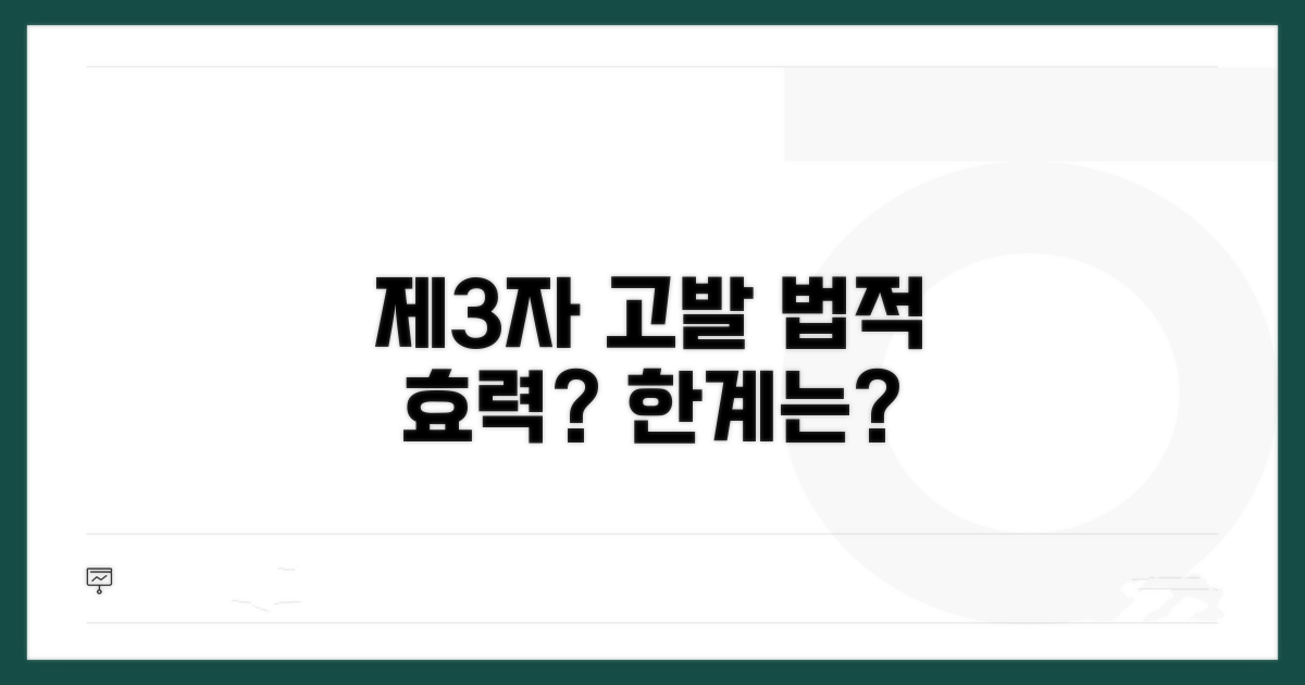 제3자 고발, 법적 효력과 한계는?