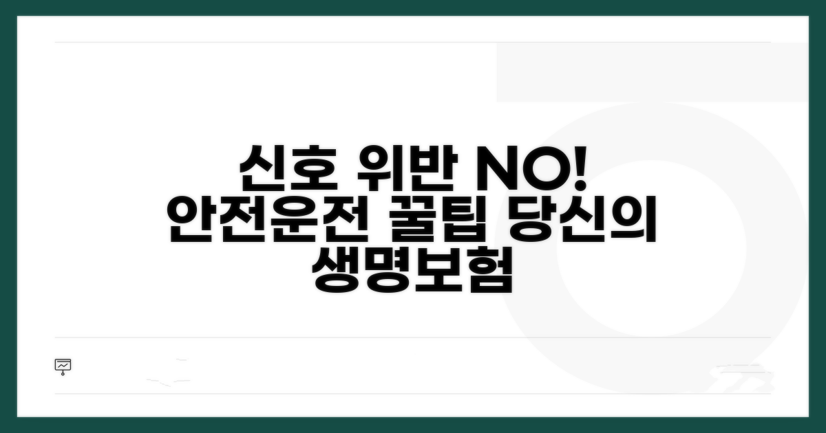 신호위반 피하는 안전운전 팁