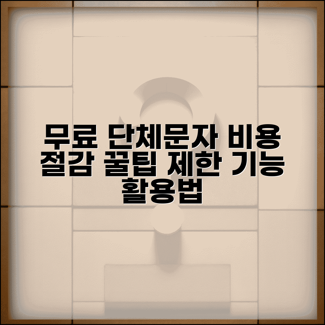 무료단체문자발송사이트 활용법 | 제한된 기능으로 비용 절감하는 방법