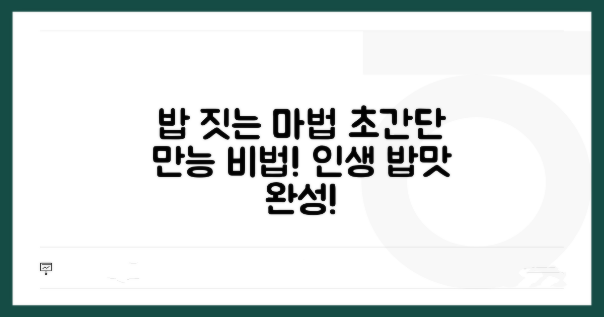 맛있는 밥 짓는 비법 전수