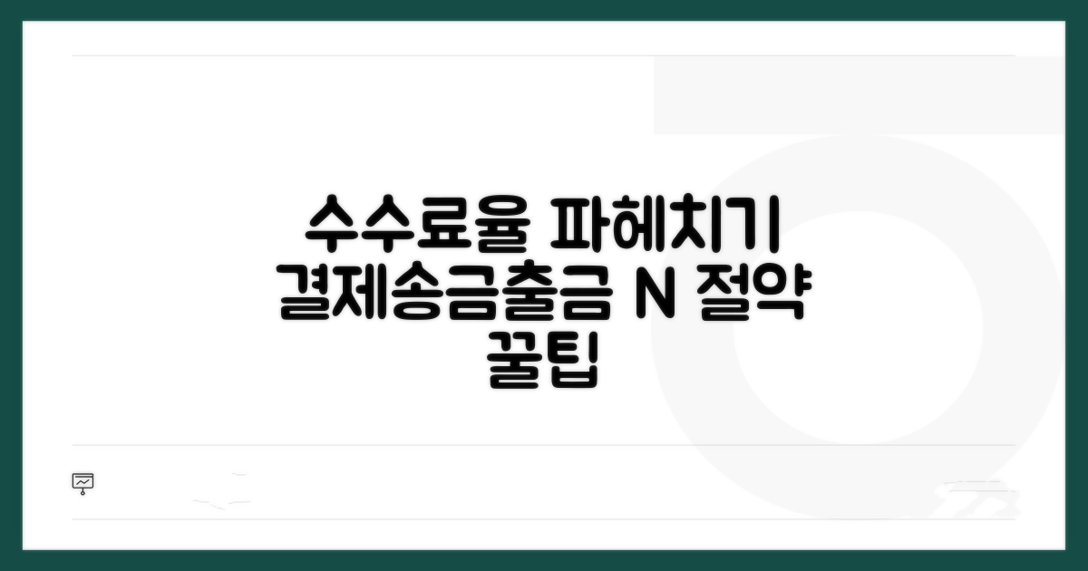 결제 송금 출금별 수수료율