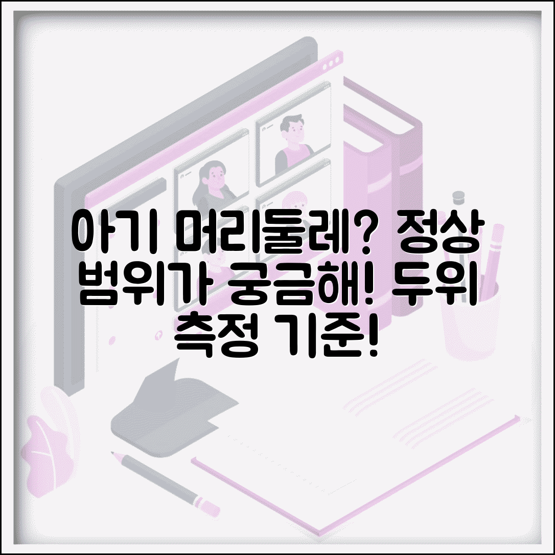아기 머리둘레 측정 기준 | 아기 두위 정상 범위