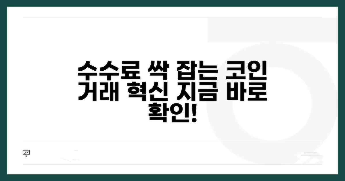 코인 거래, 수수료 최적화 전략