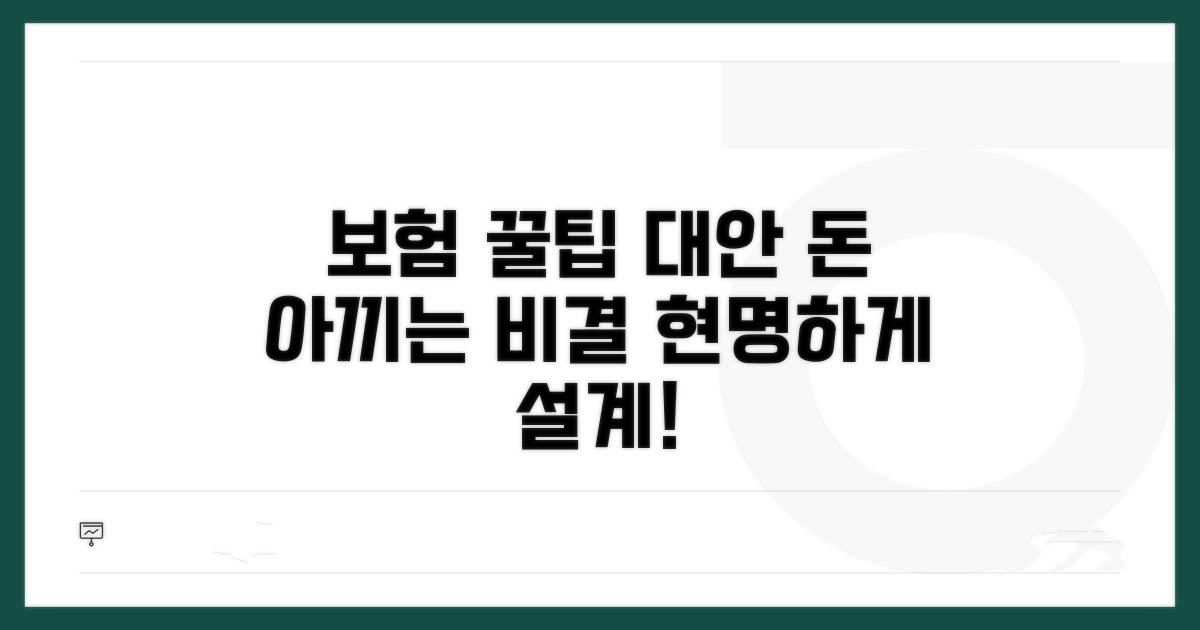 보험 활용 꿀팁과 대안