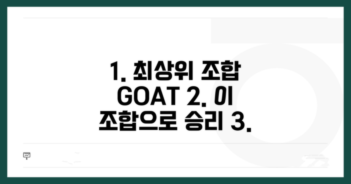 최상위 캐릭터 조합 추천