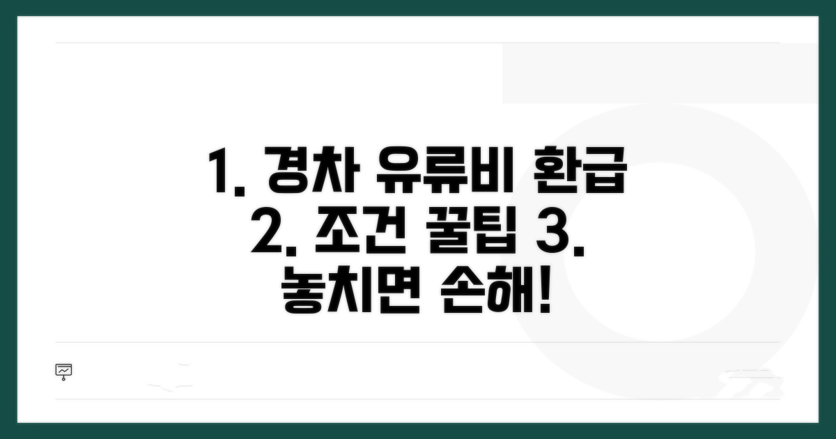 경차 유류비 환급 신청 조건