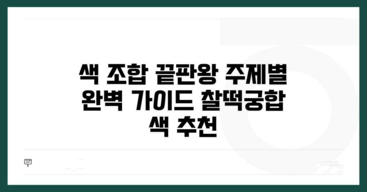 주제별 색상 조합 추천 가이드