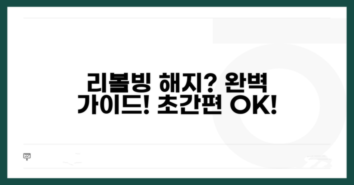 리볼빙 결제, 해지 방법 상세 안내