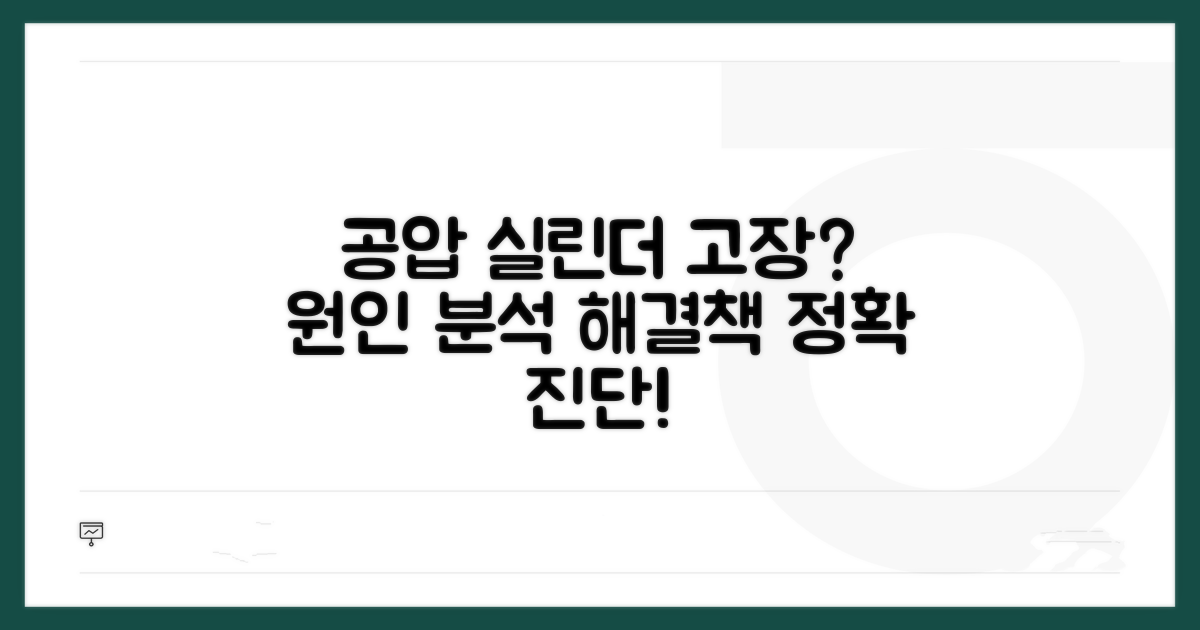 공압 실린더 작동 불량 원인 분석