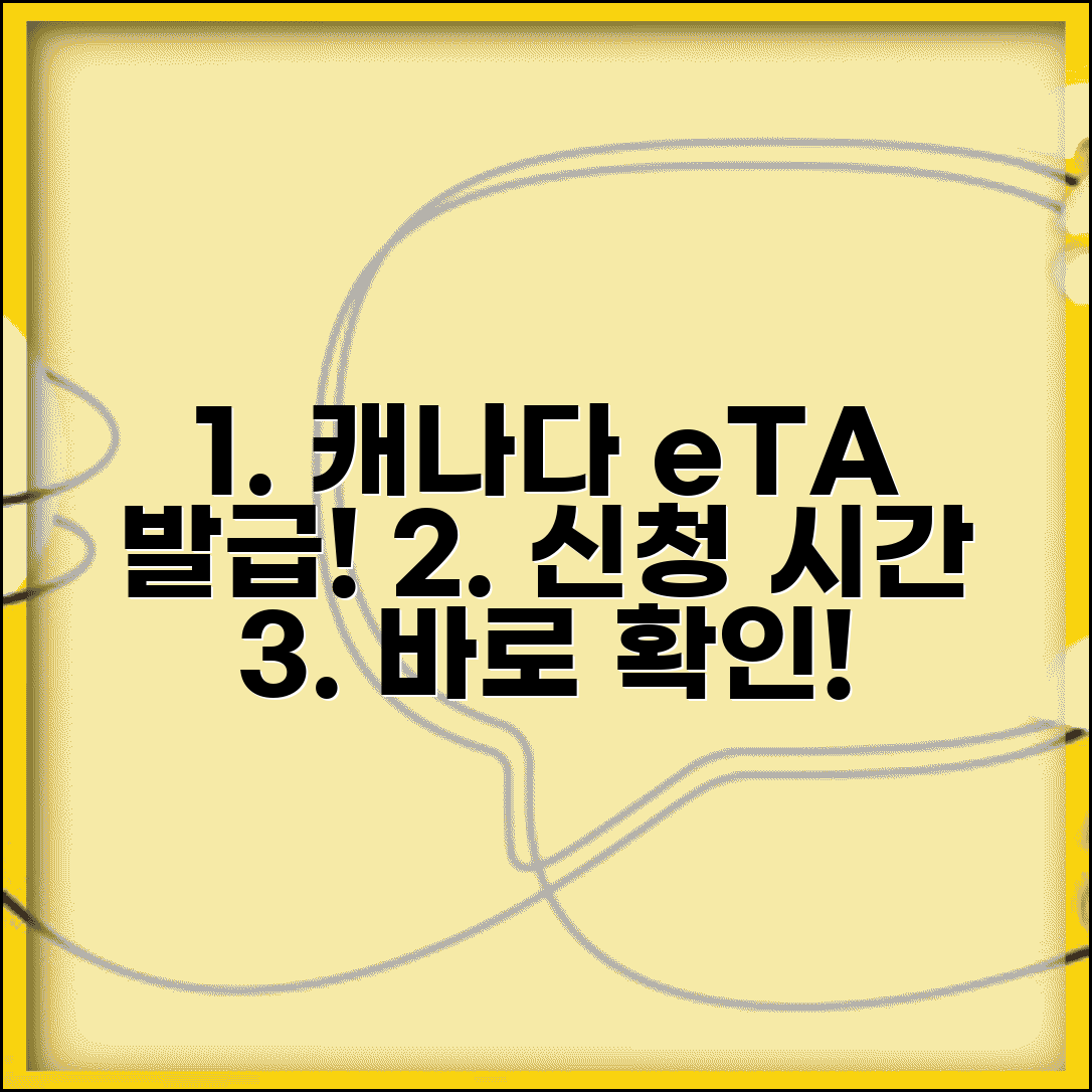 캐나다 eTA 신청 소요 시간 즉시 | 캐나다 전자여행허가 발급 기간