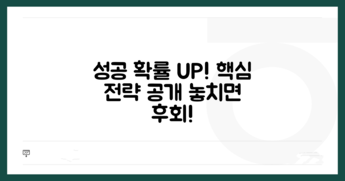 성공 확률 높이는 전략은?