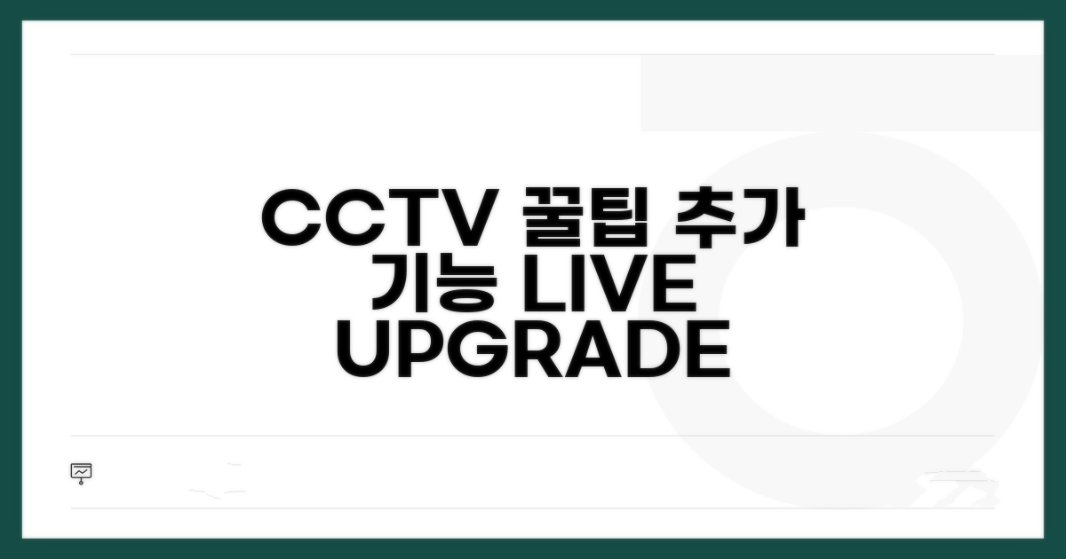 CCTV 활용 꿀팁과 추가 기능