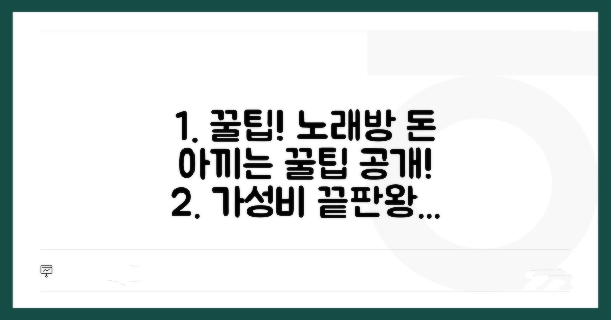 현명한 노래방 이용 전략