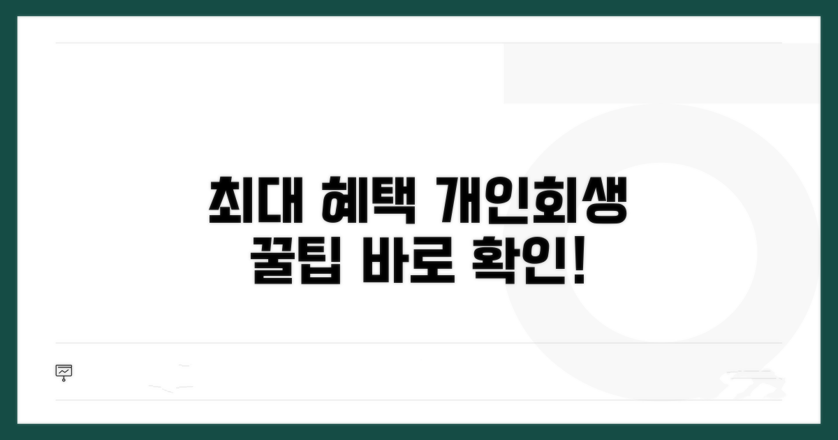 개인회생 최대 혜택 받는 꿀팁 공개
