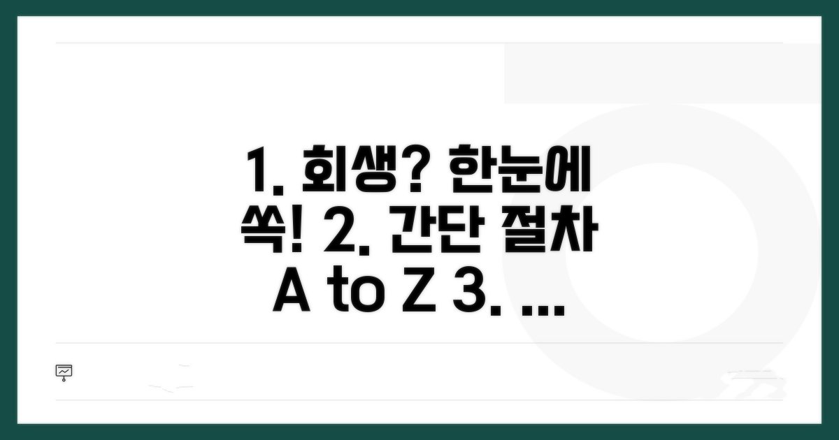 개인회생 절차 간단 가이드