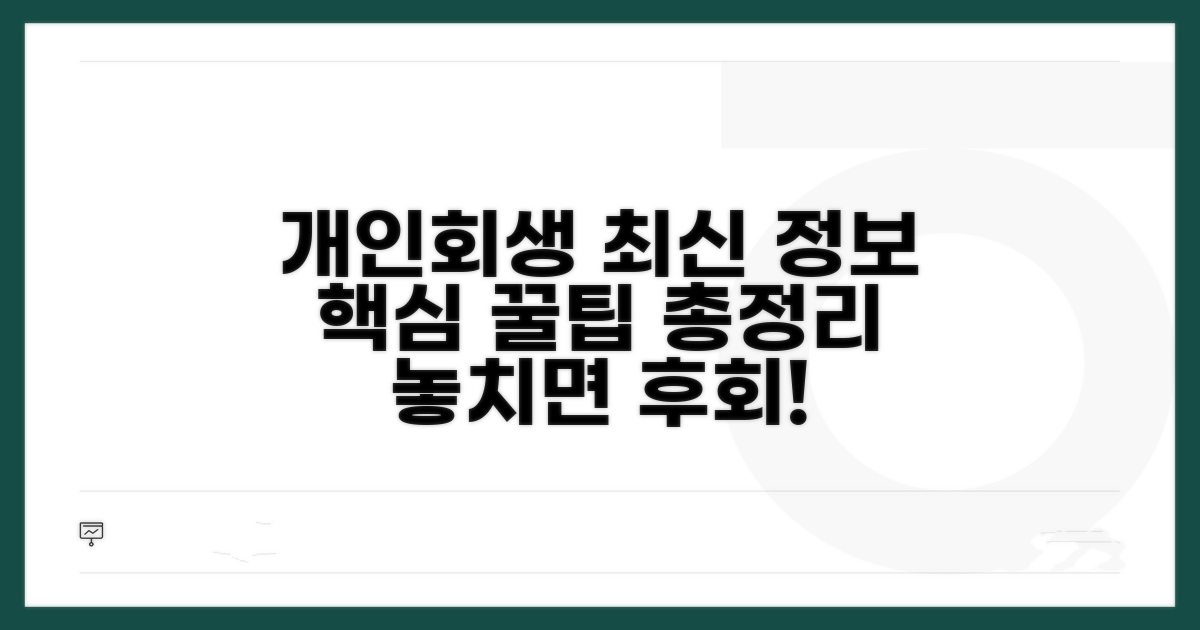 개인회생 관련 최신 정보 모음