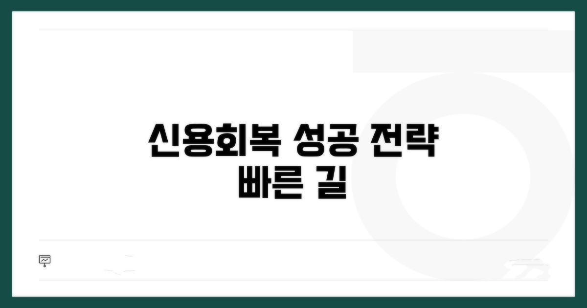 성공적인 신용회복 전략