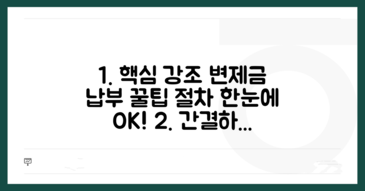 변제금 납부 방식과 절차 안내