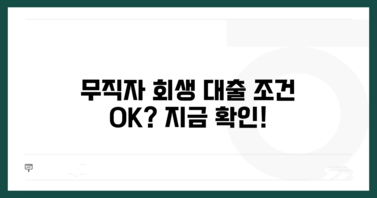 개인회생 무직자 대출 조건 확인