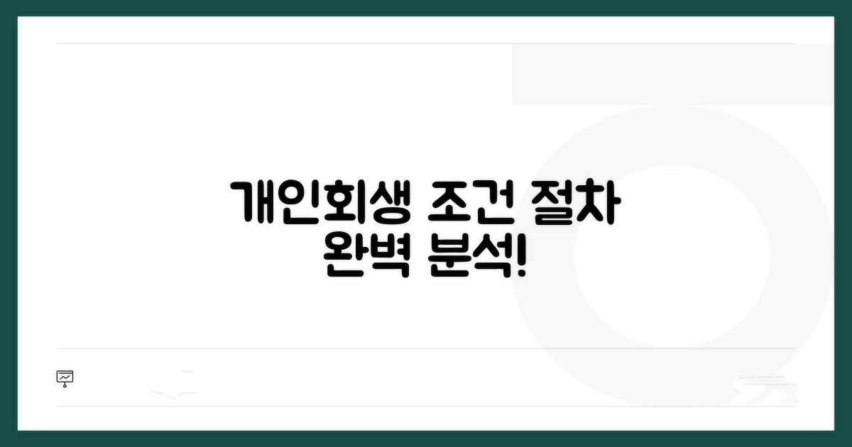 개인회생 조건과 절차 완전 분석
